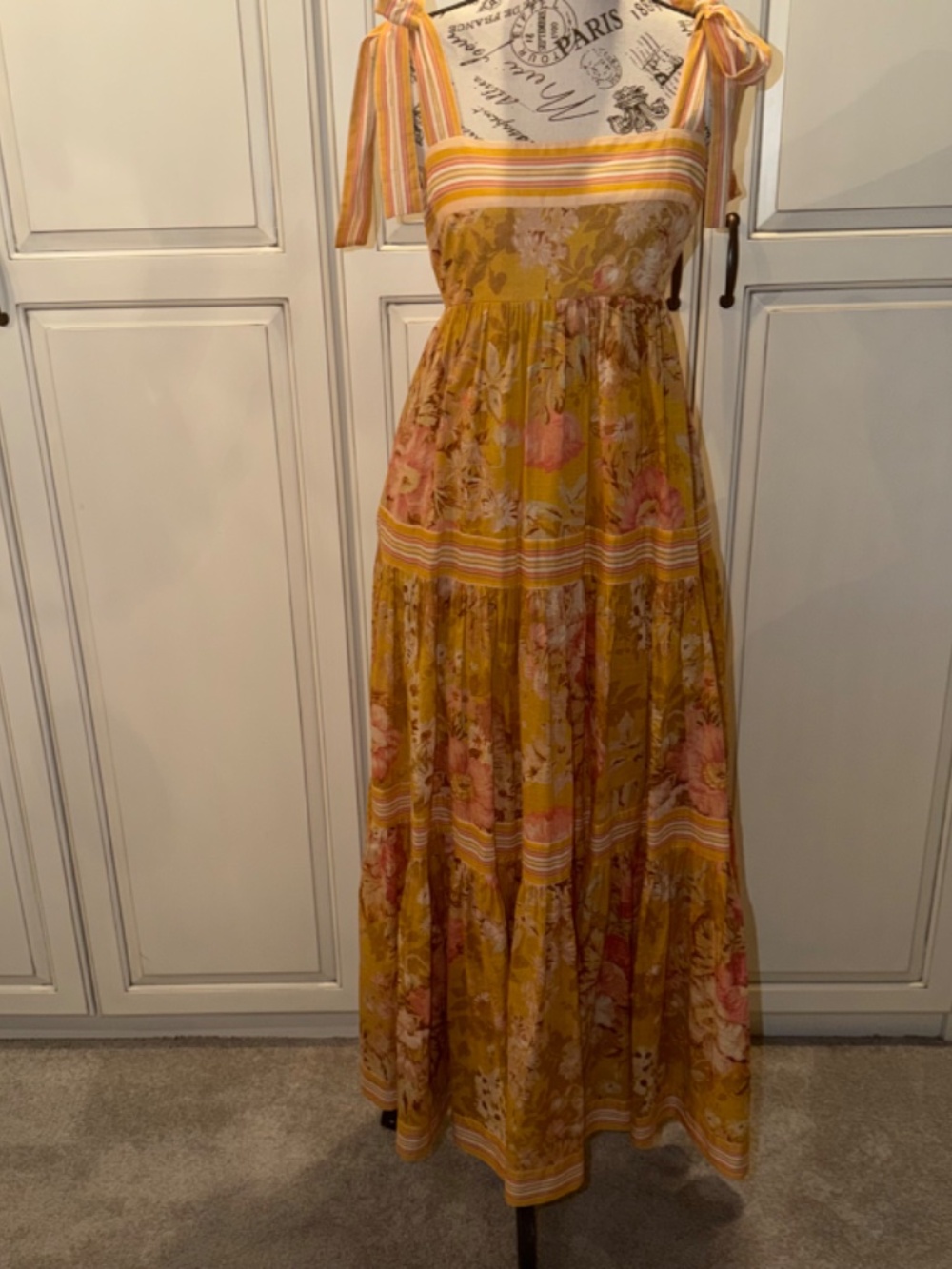 Zimmermann Pattie Cotton Sundress Designer Size 3 (10 US) - Picture 2 of 6